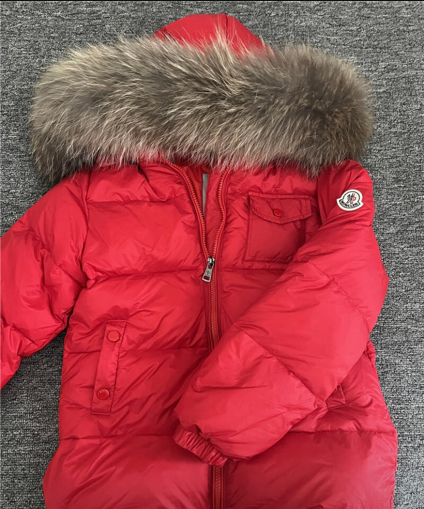 Inpisred coat with fox fur hood