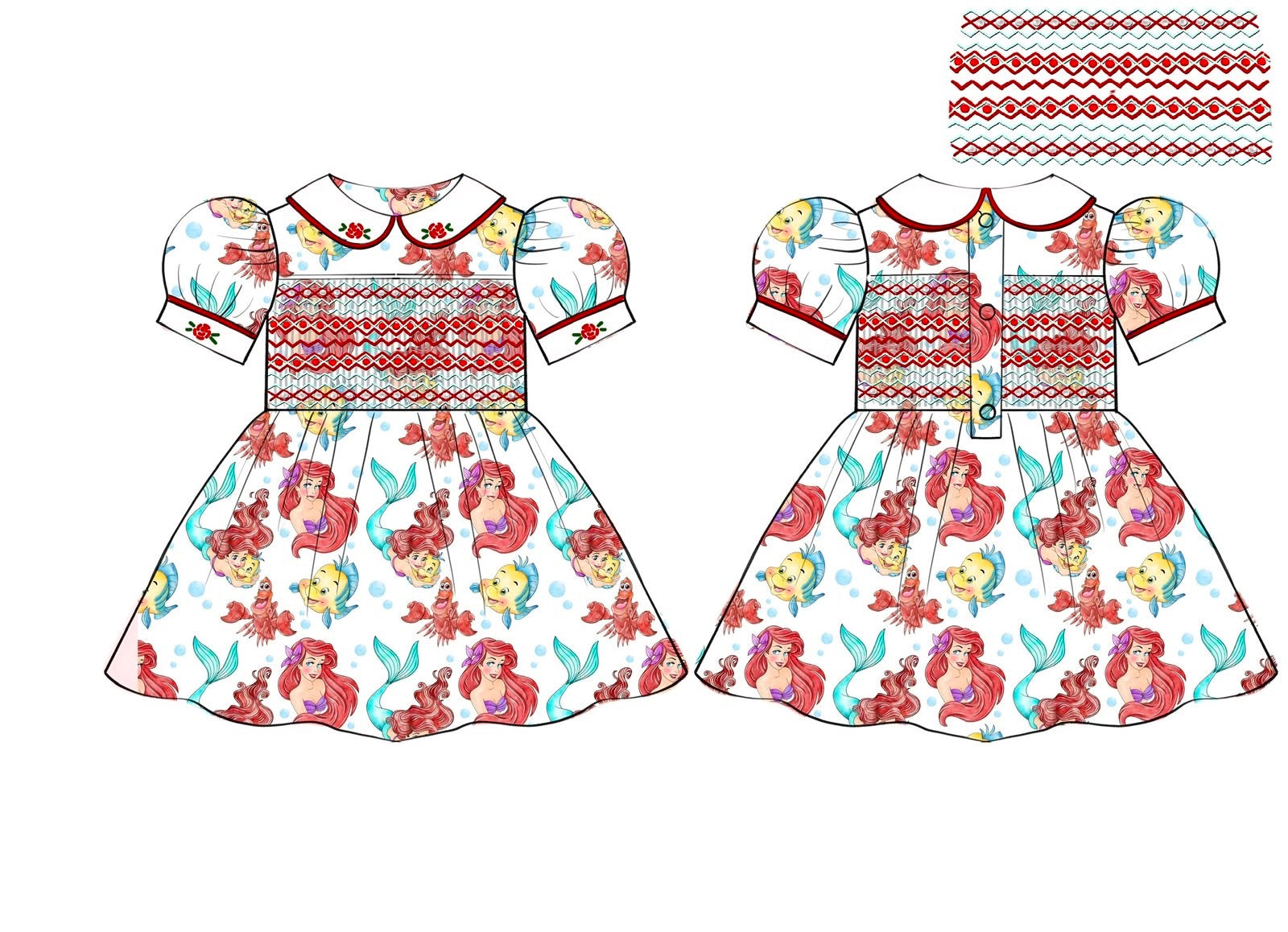 Pre order Ariel smock dress