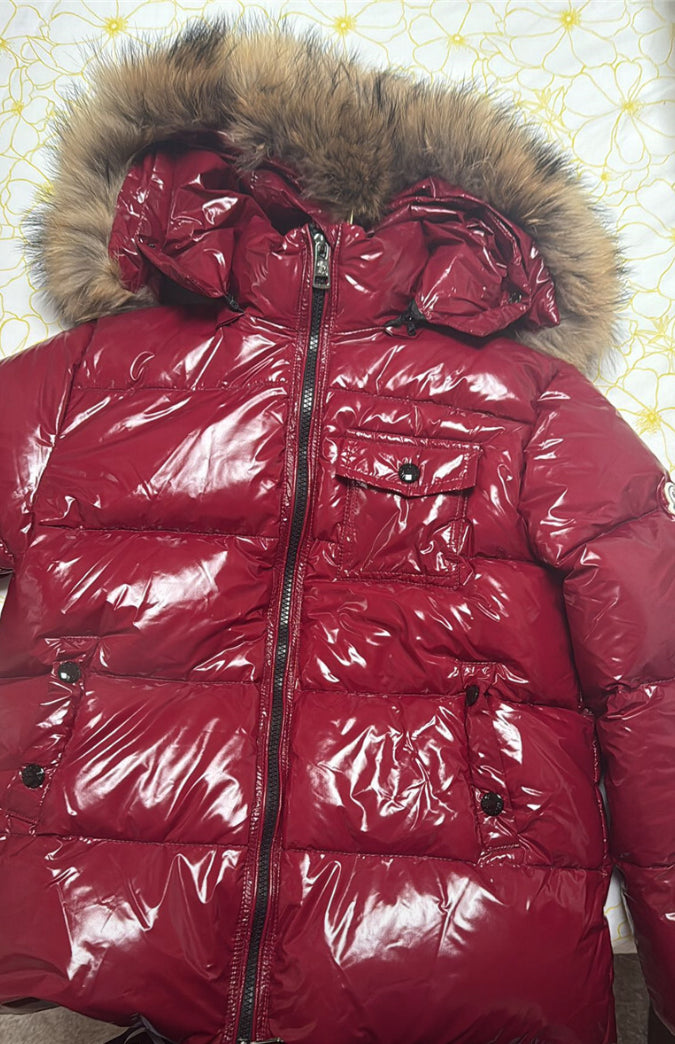 Inpisred coat with fox fur hood