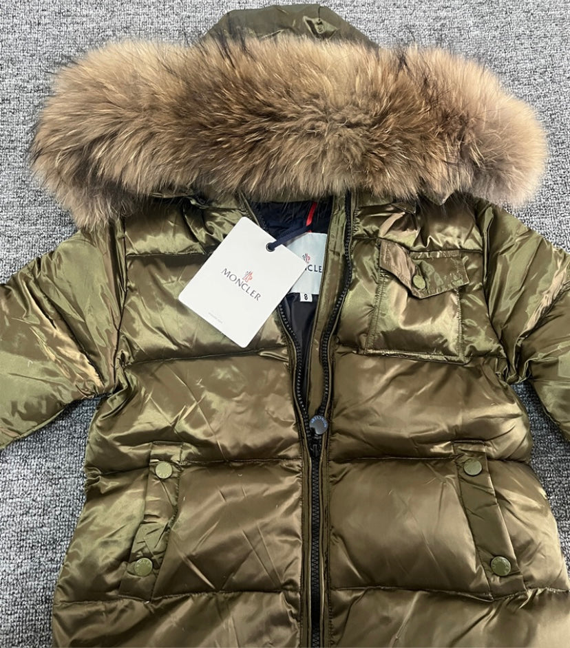 Inpisred coat with fox fur hood