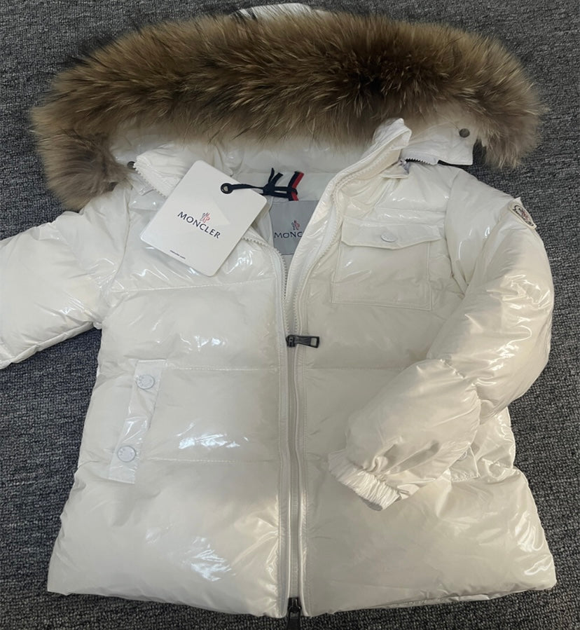 Inpisred coat with fox fur hood