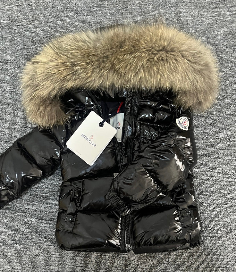 Inpisred coat with fox fur hood