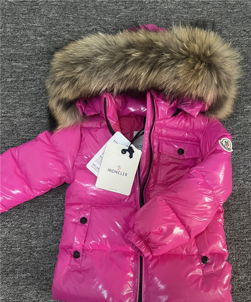 Inpisred coat with fox fur hood