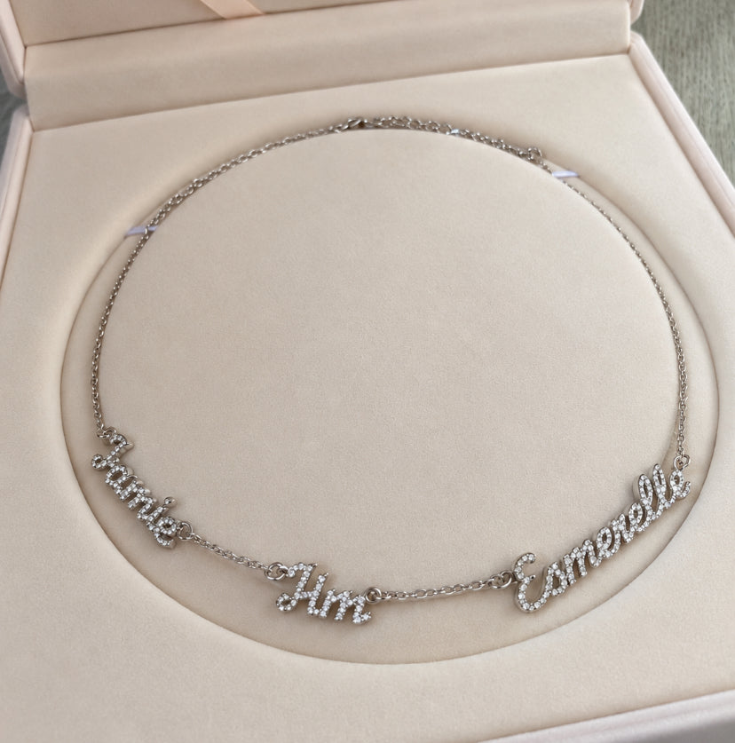 Personalised name necklace