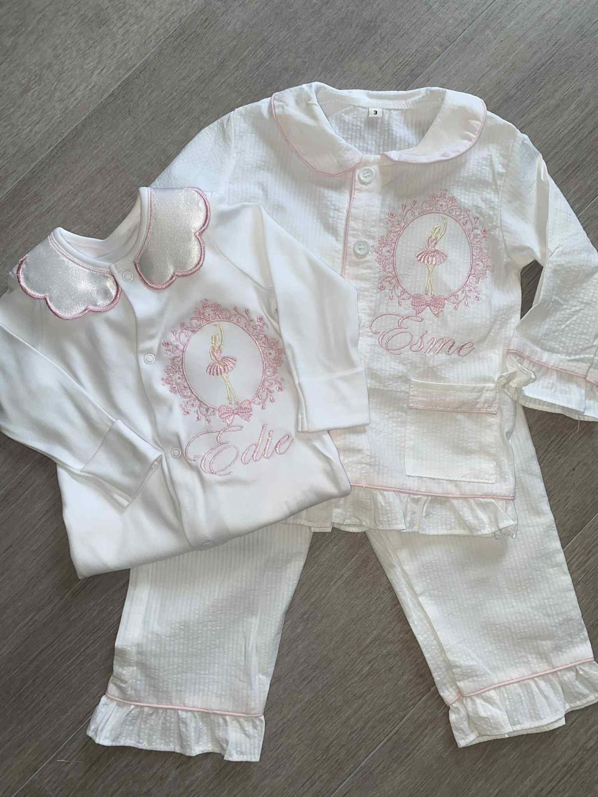 Ballerina Embroidered Pyjamas